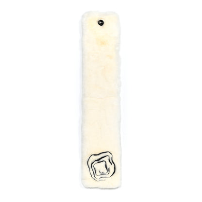 Chanel Rabbit Fur CC Scarf White 2 of 4