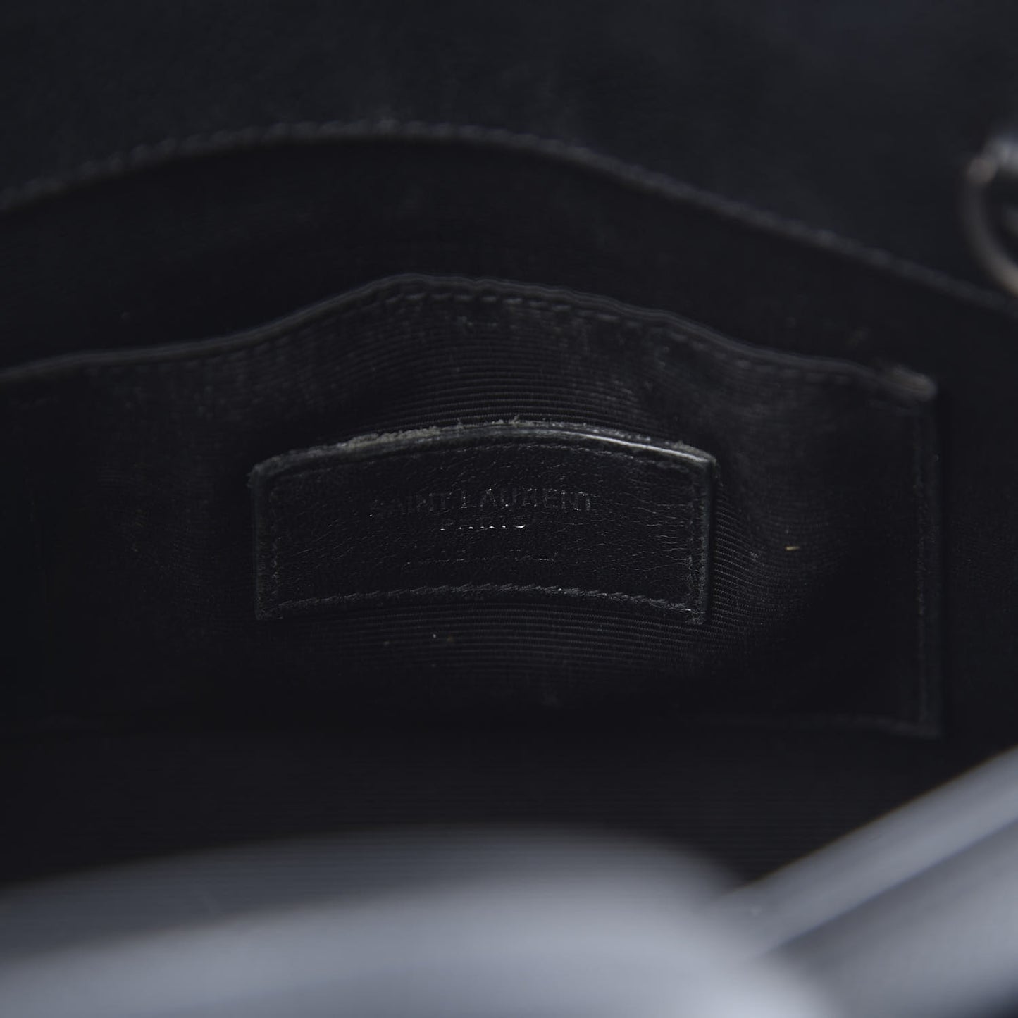 Grained Calfskin Nano Sac De Jour Black
