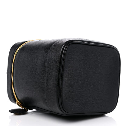 Chanel Caviar Vanity Cosmetic Case Black 4 of 10