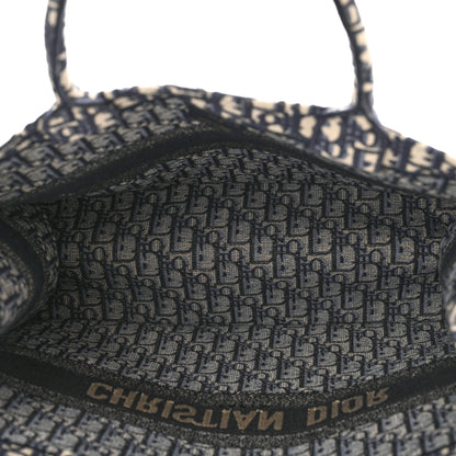 Christian Dior Oblique Large Book Tote Blue Multicolor 5 of 11