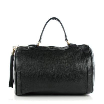 Gucci Pebbled Calfskin Medium Soho Boston Black 1 of 9