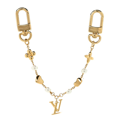 Louis Vuitton Metal Pearl River Bag Charm Gold 1 of 4