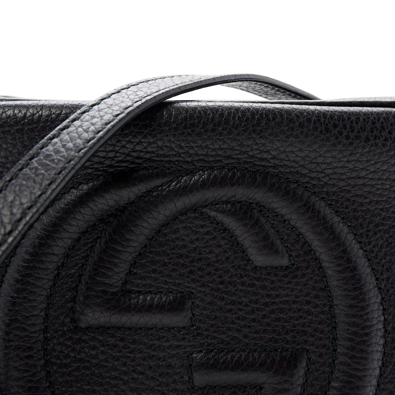 Gucci Pebbled Calfskin Small Soho Disco Bag Black 8 of 10
