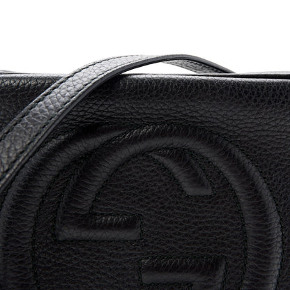 Gucci Pebbled Calfskin Small Soho Disco Bag Black 8 of 10