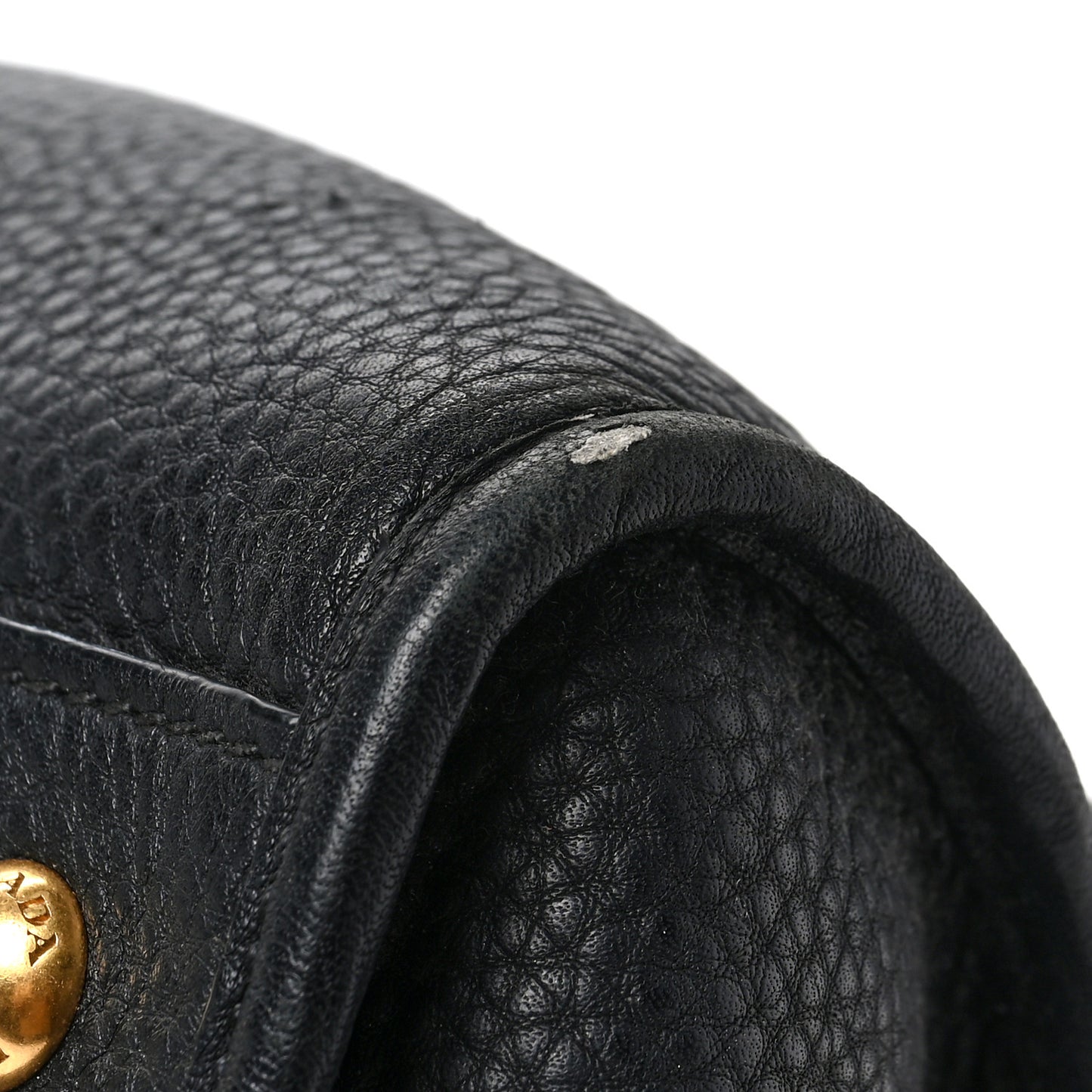Vitello Daino Shopping Satchel Black