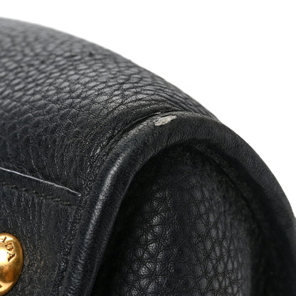 Prada Vitello Daino Shopping Satchel Black 9 of 9