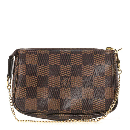 Louis Vuitton Damier Ebene Mini Pochette Accessories 1 of 8