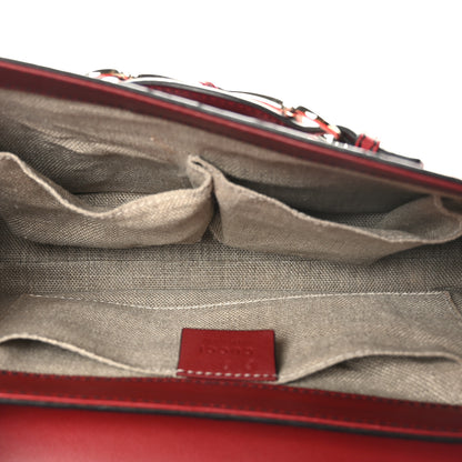 Gucci Microguccissima Medium Emily Chain Shoulder Bag Red 5 of 9