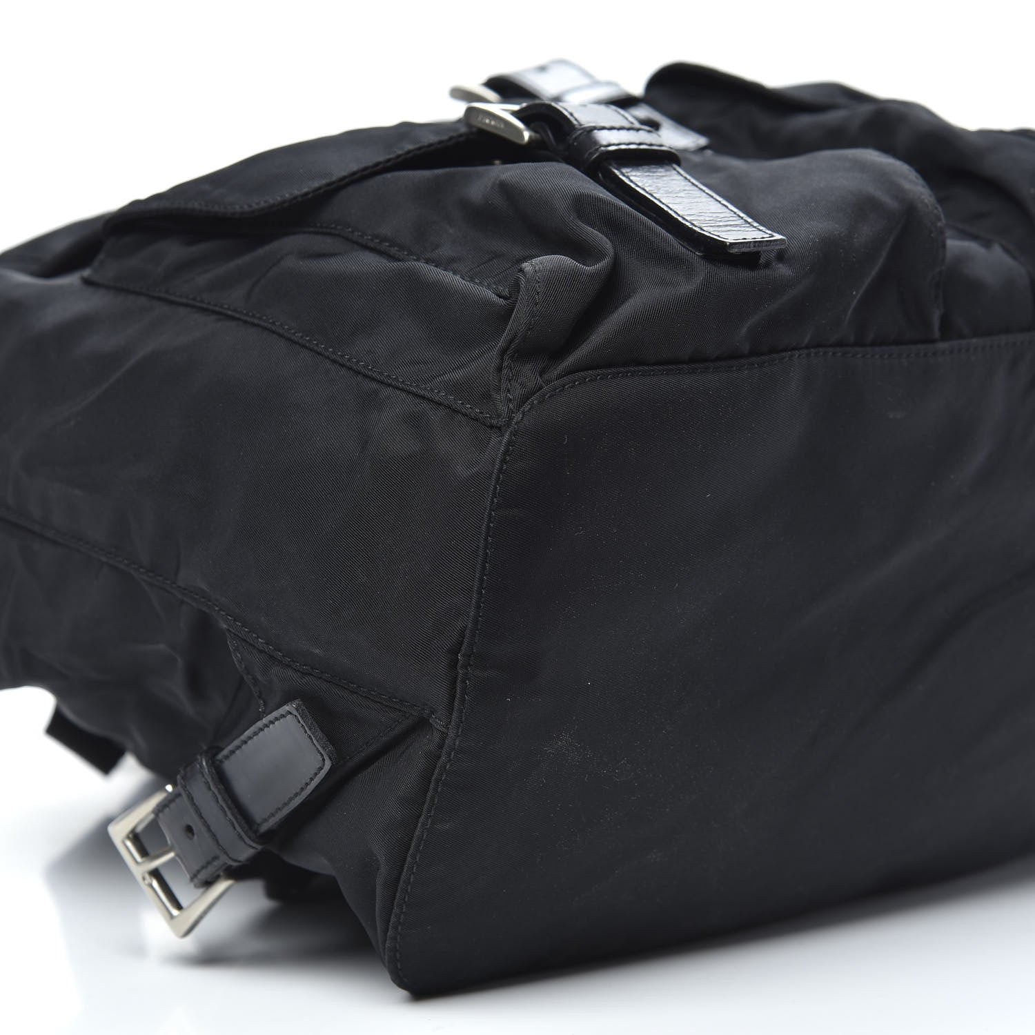 Prada Nylon Vela Medium Backpack Black 6 of 10