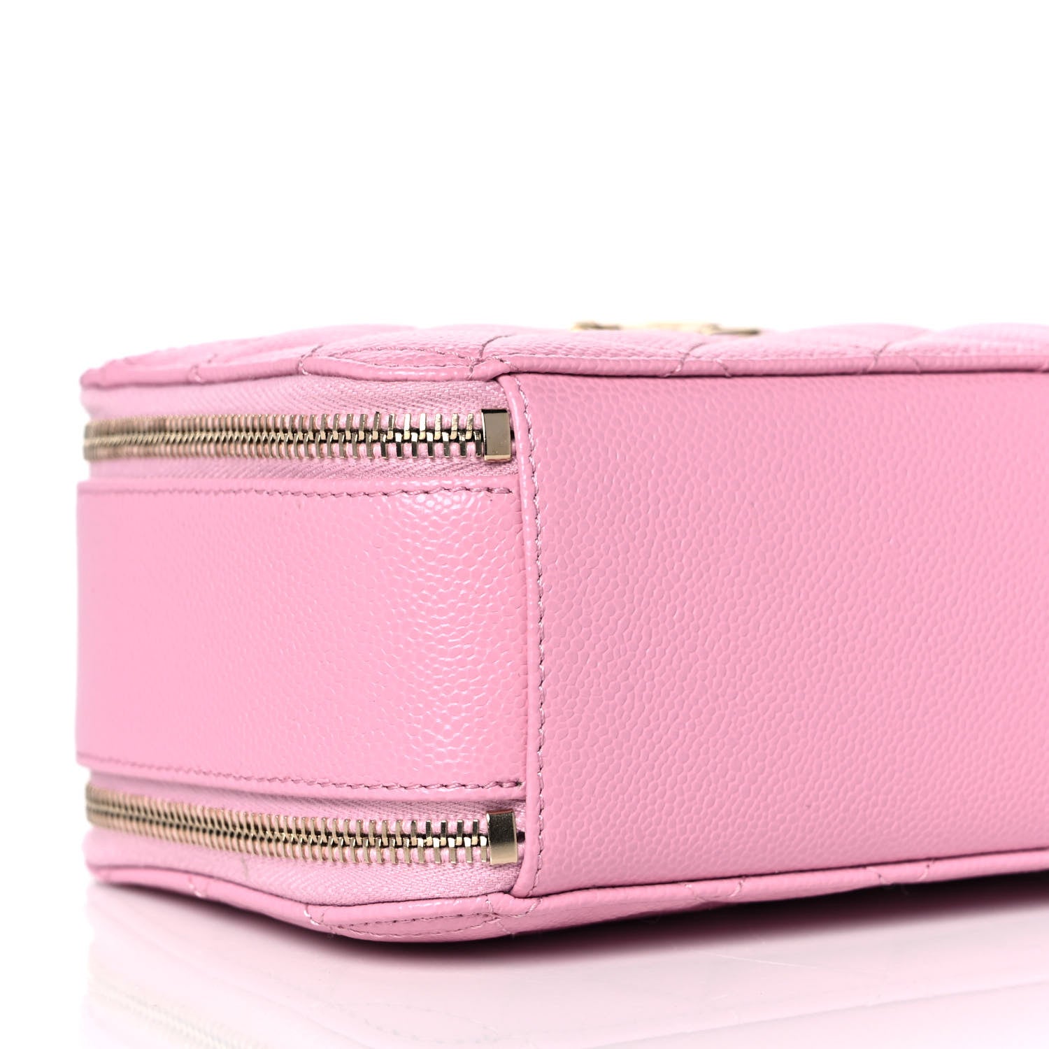Chanel Caviar Quilted Pick Me Up Mini Vanity Case Pink 9 of 10