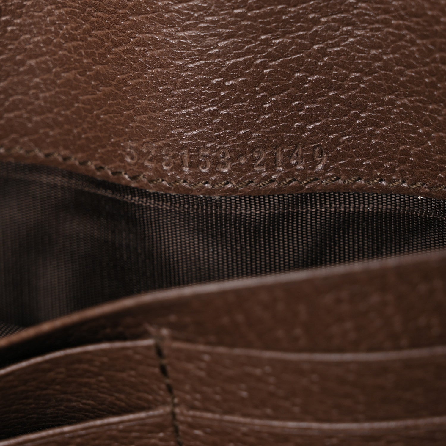 Gucci GG Supreme Monogram Web Ophidia Continental Wallet Brown 7 of 8