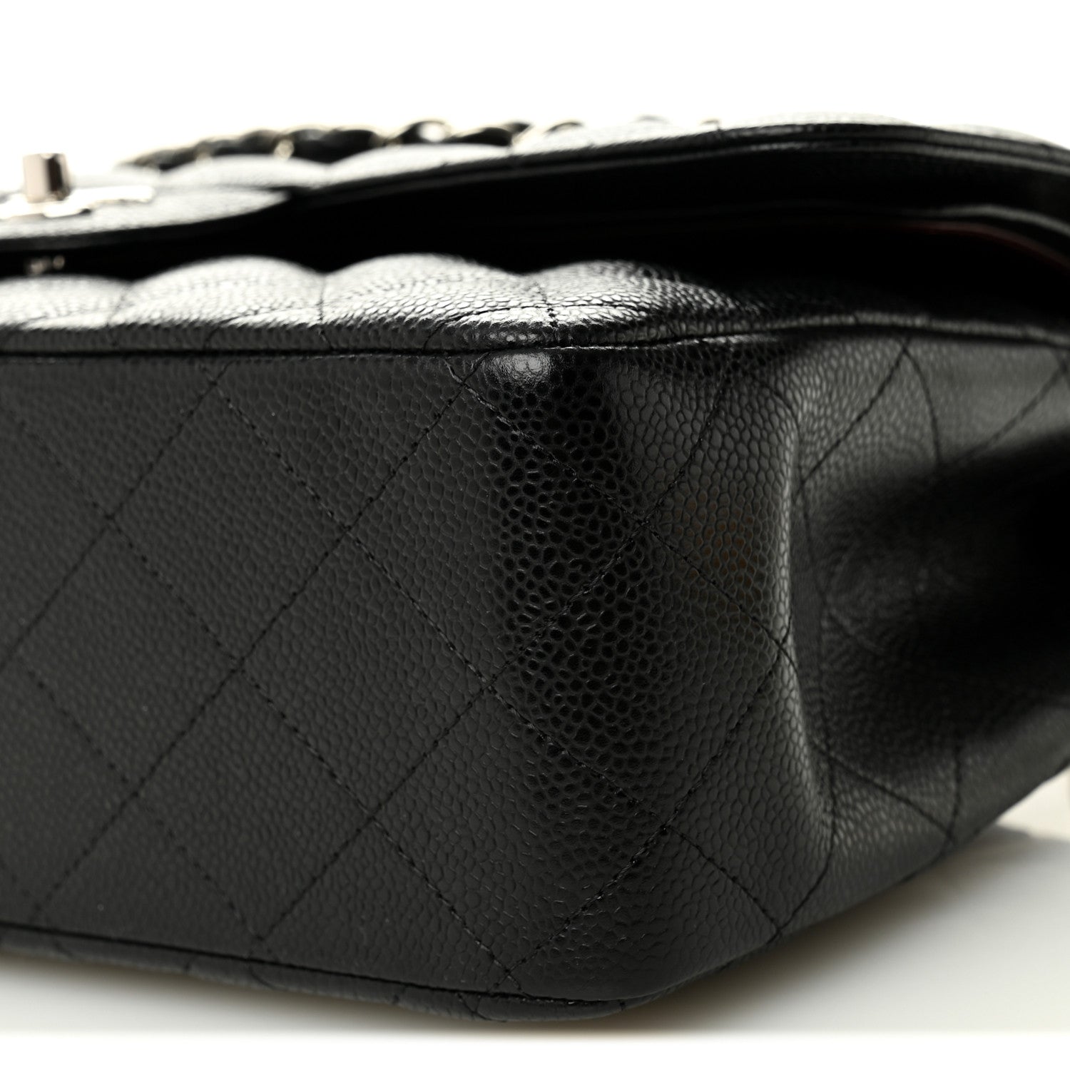 Chanel Caviar Quilted Jumbo Double Flap Black 10 of 10