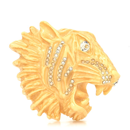 Gucci Resin Crystal Rajah Brooch Ivory 2 of 4