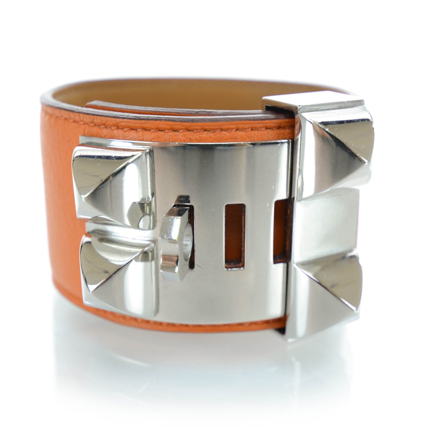 Hermes Swift Collier de Chien CDC Bracelet Orange 5 of 9