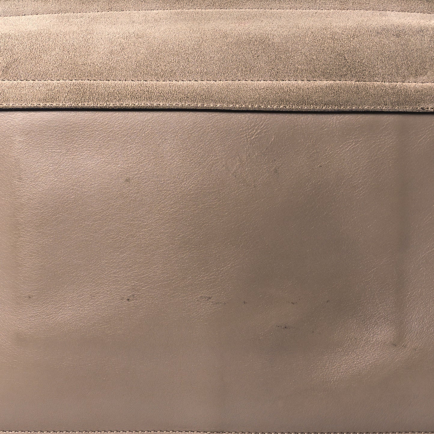 Calfskin Suede Medium Faye Shoulder Bag Motty Grey