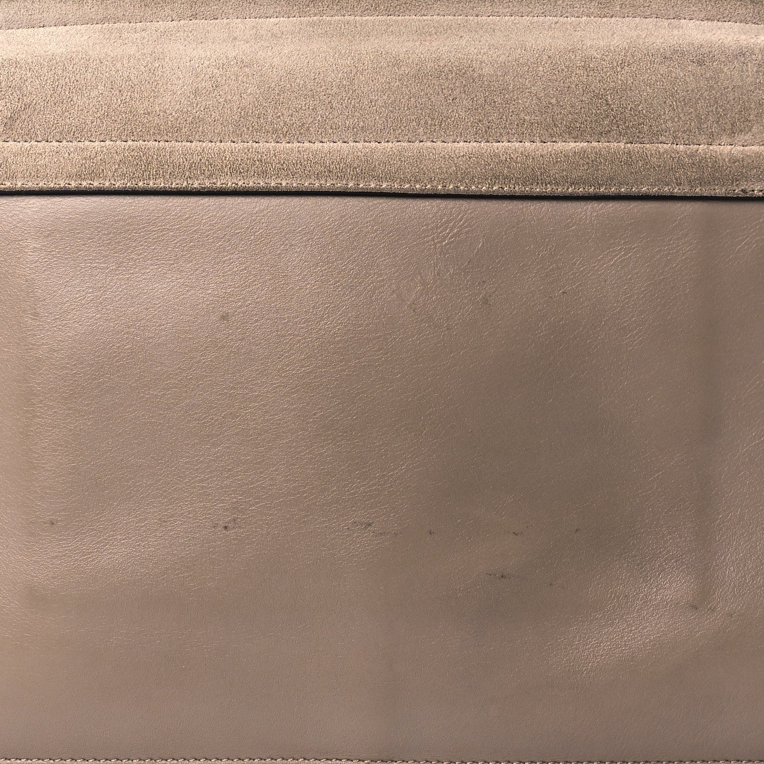 Chloe Calfskin Suede Medium Faye Shoulder Bag Motty Grey 14 of 14