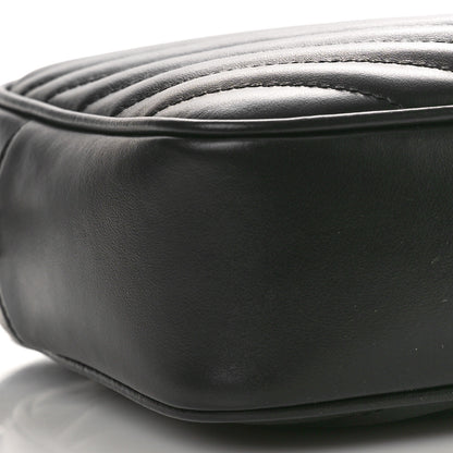 Saint Laurent Calfskin Matelasse Monogram Lou Camera Bag Black 9 of 10