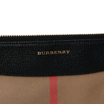 Burberry House Check Derby Peyton Crossbody Clutch Bag Black 10 of 14