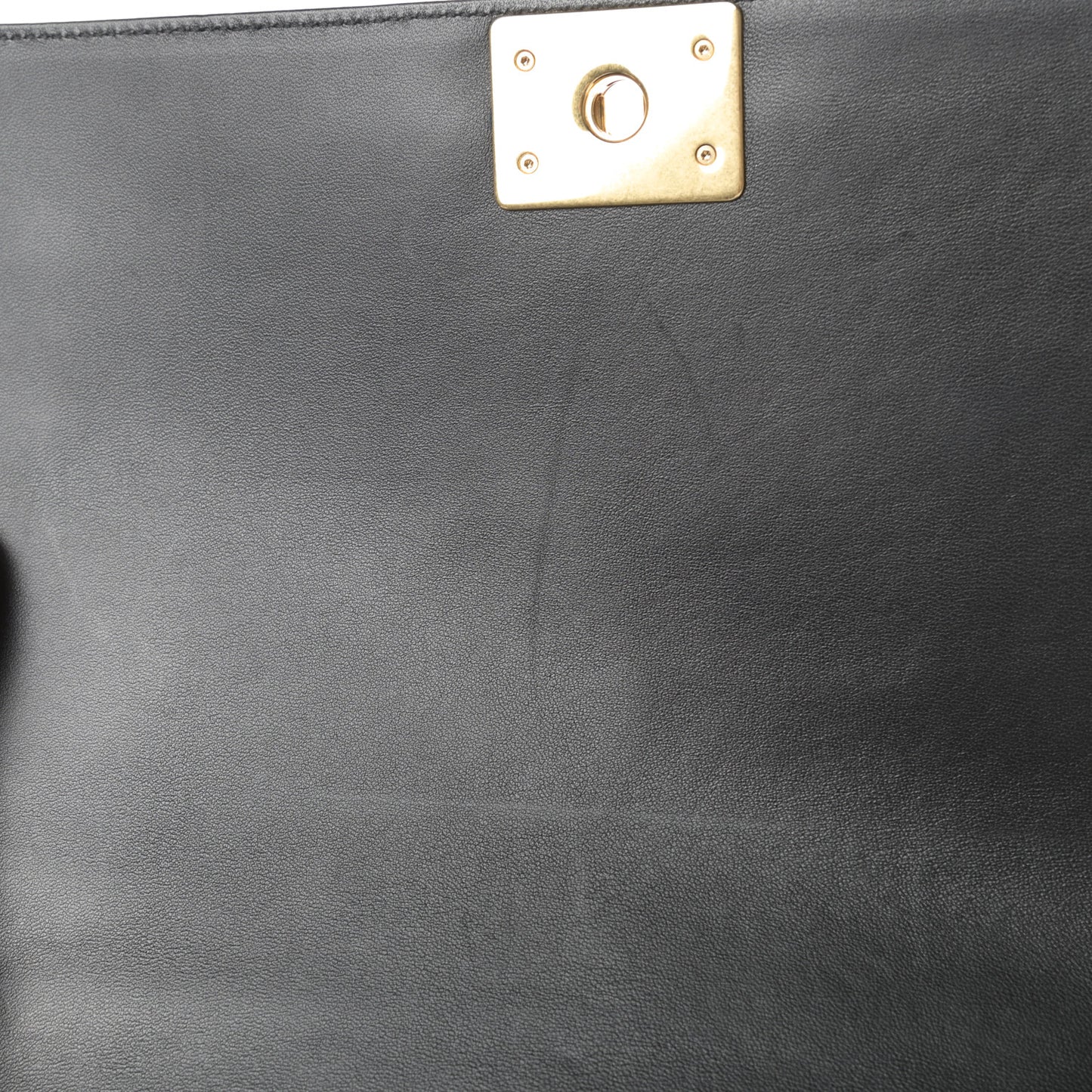 Lambskin Quilted New Medium Boy Flap Black
