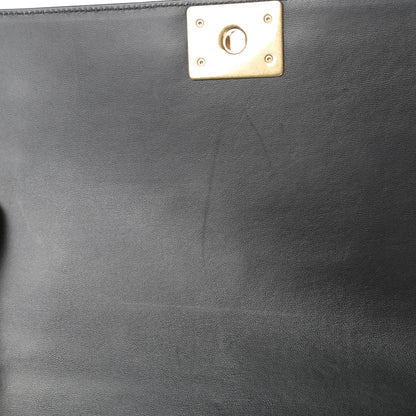 Chanel Lambskin Quilted New Medium Boy Flap Black 15 of 17