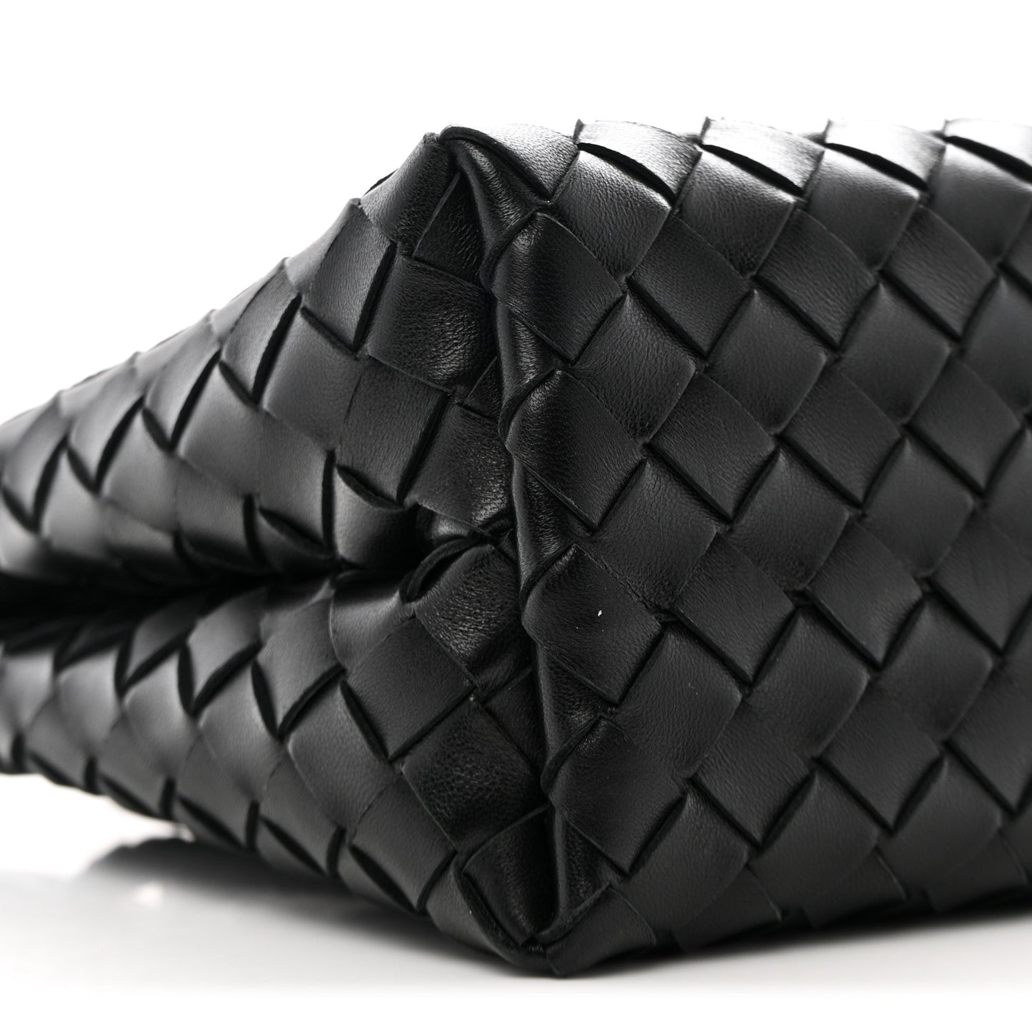 Nappa Intrecciato Small Andiamo Shoulder Bag Black