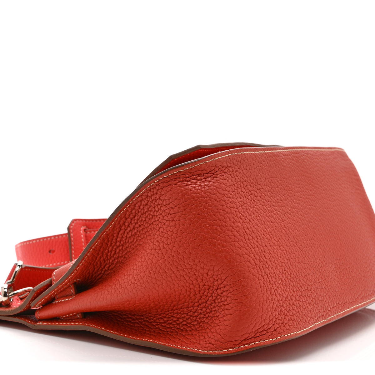 Hermes Taurillon Clemence Bi-Color Jypsiere 28 Sanguine Bougainvillea 9 of 11
