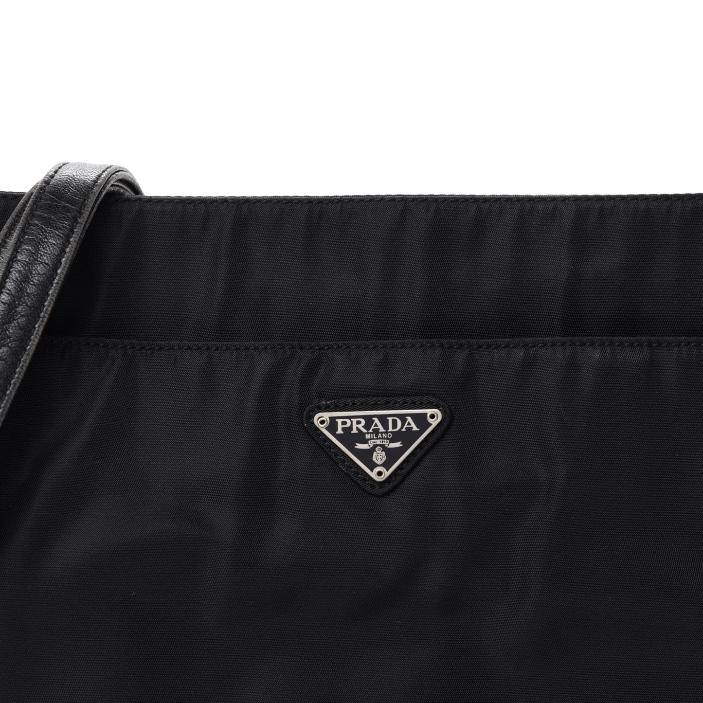 Tessuto Nylon Shoulder Bag Black