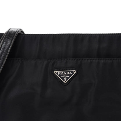 Prada Tessuto Nylon Shoulder Bag Black 10 of 10