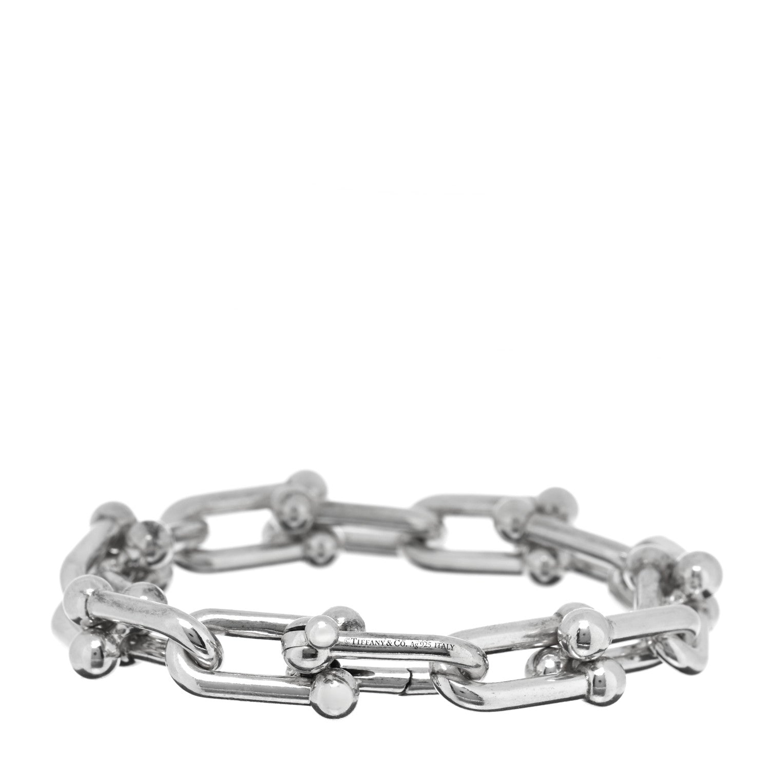Tiffany Sterling Silver Large HardWear Link Bracelet 2 of 4