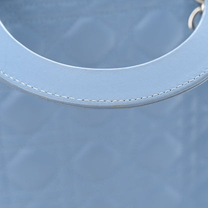 Christian Dior Lambskin Cannage Large Lady Dior Light Blue 15 of 15