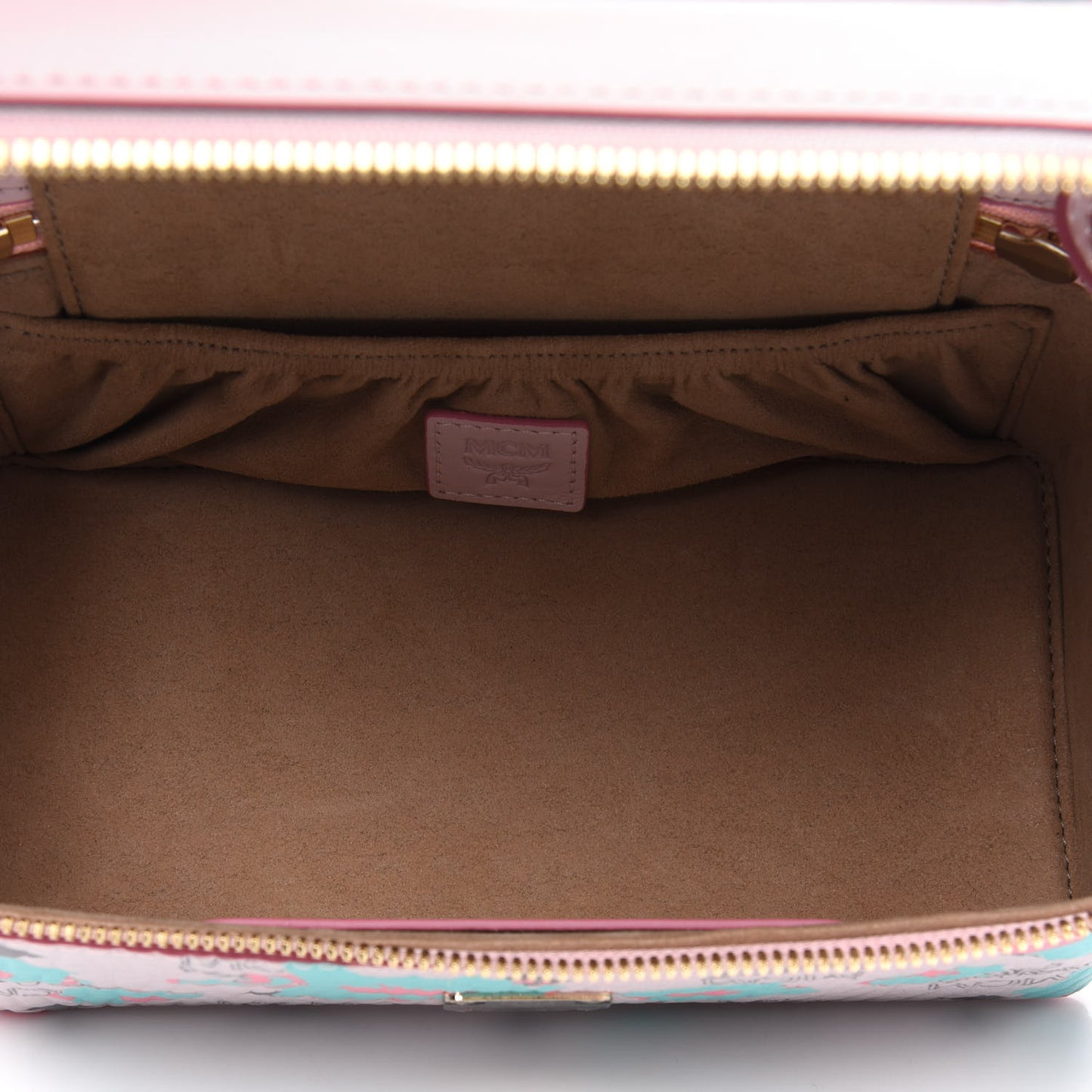 Visetos Floral Leopard Vanity Case Pink