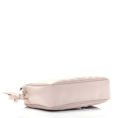 Saint Laurent Calfskin Matelasse Monogram Lou Camera Bag Washed Light Pink 4 of 20