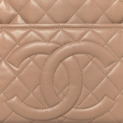Chanel Caviar Quilted Timeless CC Soft Tote Beige 8 of 11