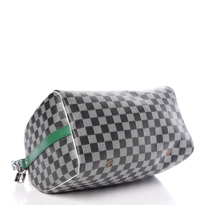 Louis Vuitton Damier Speedy Bandouliere 30 Black White 4 of 9