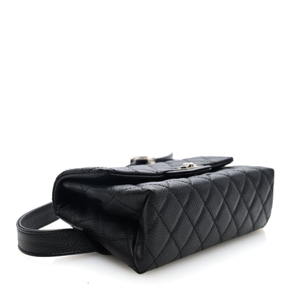 Chanel Grained Calfskin Quilted 2.55 Reissue Flap Belt Bag Clutch  Black 4 of 10