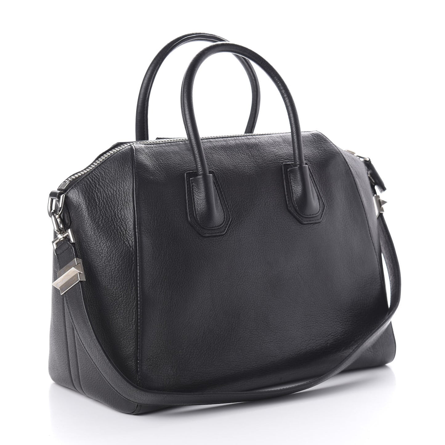 Sugar Goatskin Medium Antigona Black