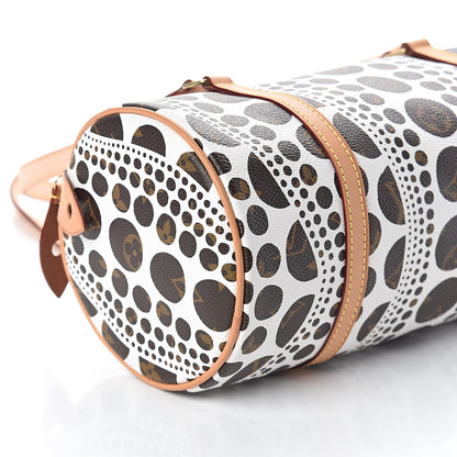 Louis Vuitton Monogram Kusama Pumpkin Dots Papillon 30 White 8 of 9