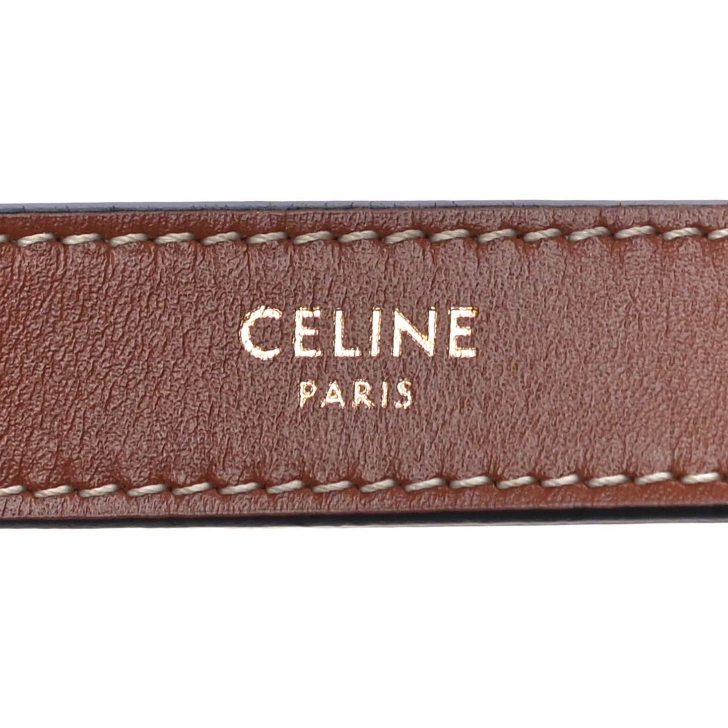 Triomphe Canvas Calfskin Ava Shoulder Bag Tan