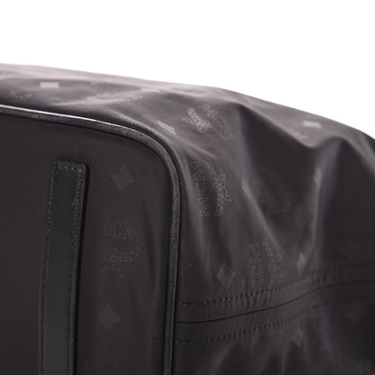 MCM Nylon Monogram Medium Dieter Shopper Tote Black 9 of 14