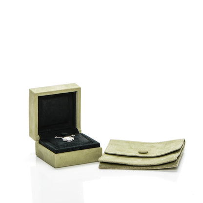 Van Cleef & Arpels 18K White Gold Mother of Pearl Vintage Alhambra Pendant Necklace 7 of 7