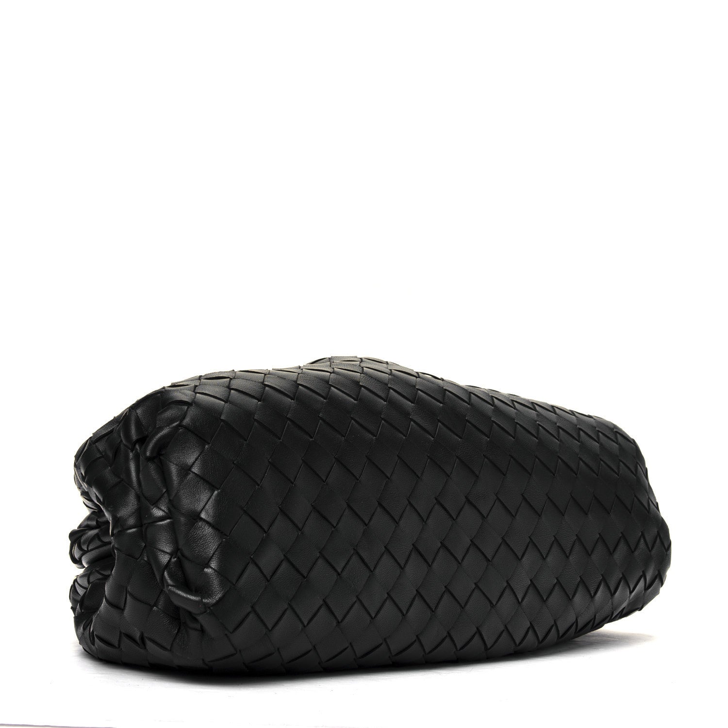 Bottega Veneta Nappa Maxi Intreccio The Pouch Oversized Clutch Black 3 of 5