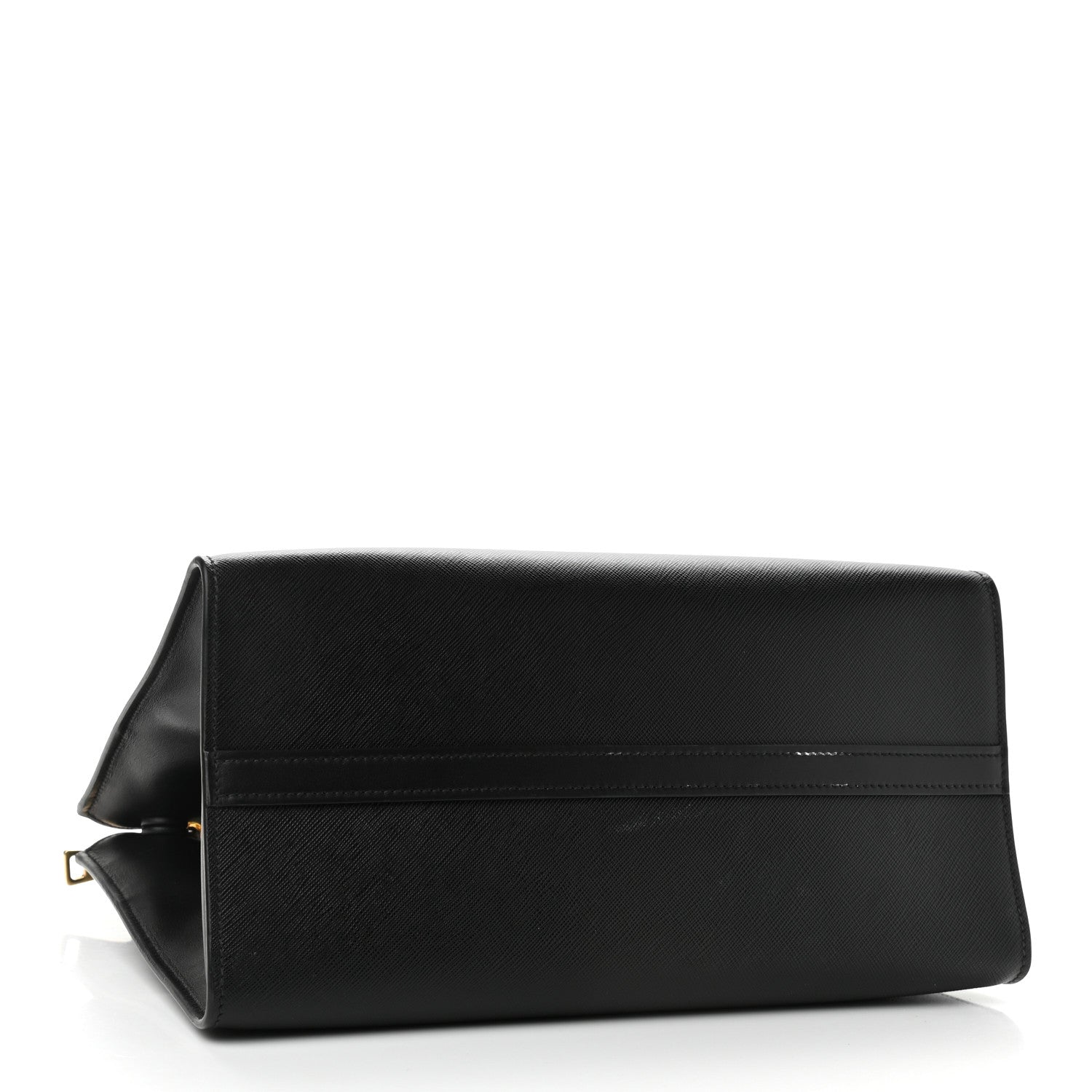 Prada Saffiano City Calfskin Greche Paradigme Bag Black 4 of 10