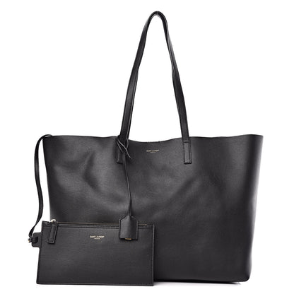 Saint Laurent Calfskin Large Shopping Tote Black 1 of 17