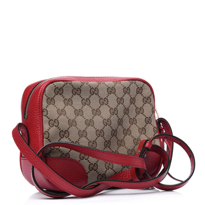 Gucci Monogram Mini Bree Messenger Bag Red 2 of 3