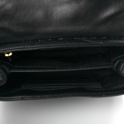Saint Laurent Calfskin Y Quilted Monogram Toy Loulou Crossbody Bag Black 5 of 9