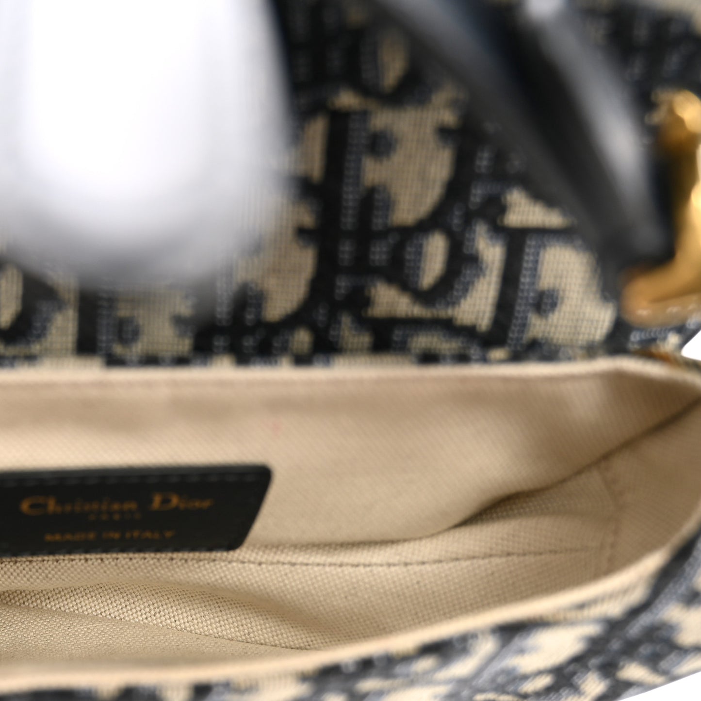 Oblique Mini Saddle Bag Blue