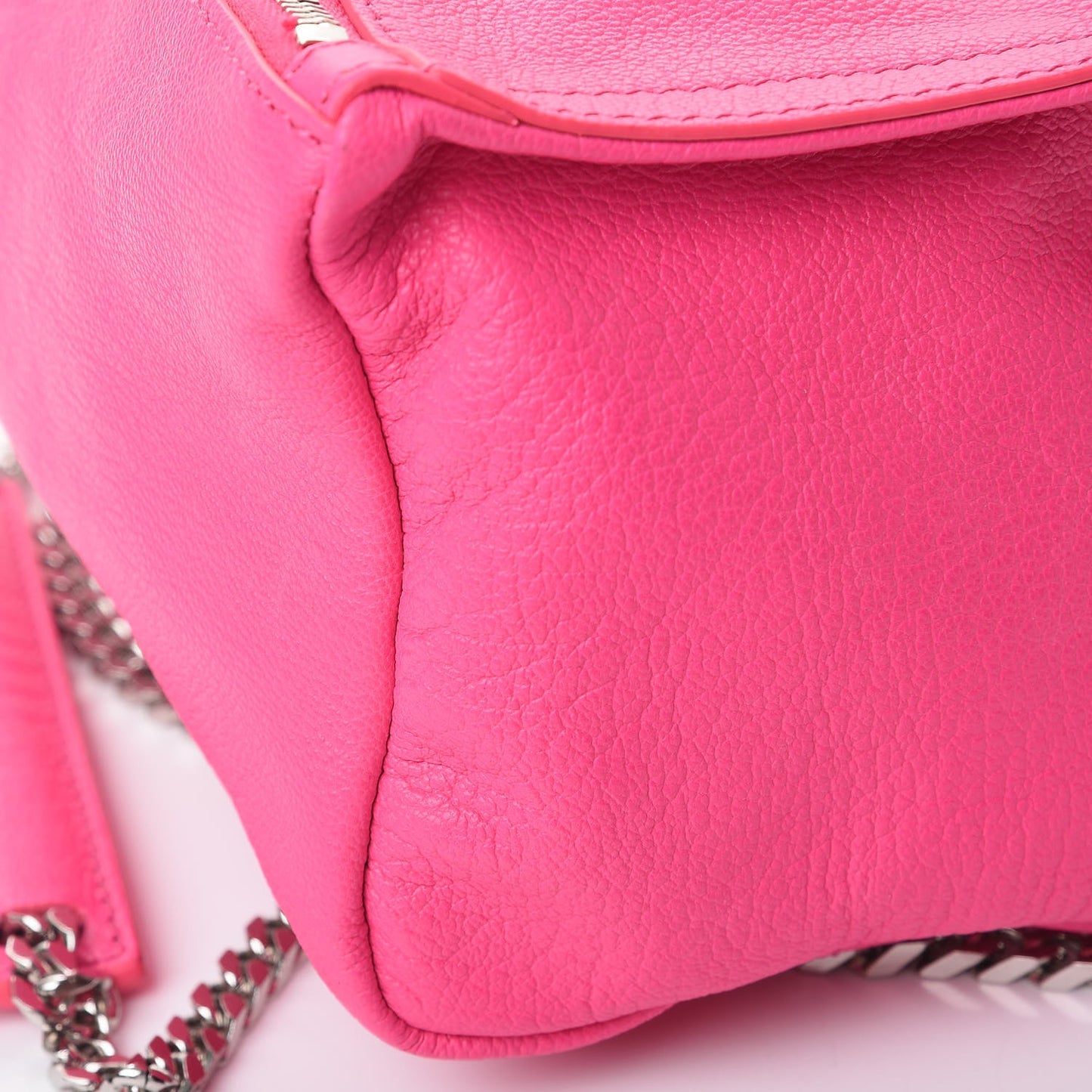 Sugar Goatskin Mini Chain Pandora Hot Pink