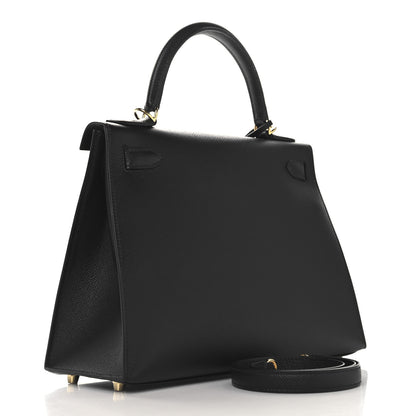 Hermes Epsom Kelly Sellier 28 Black 3 of 13