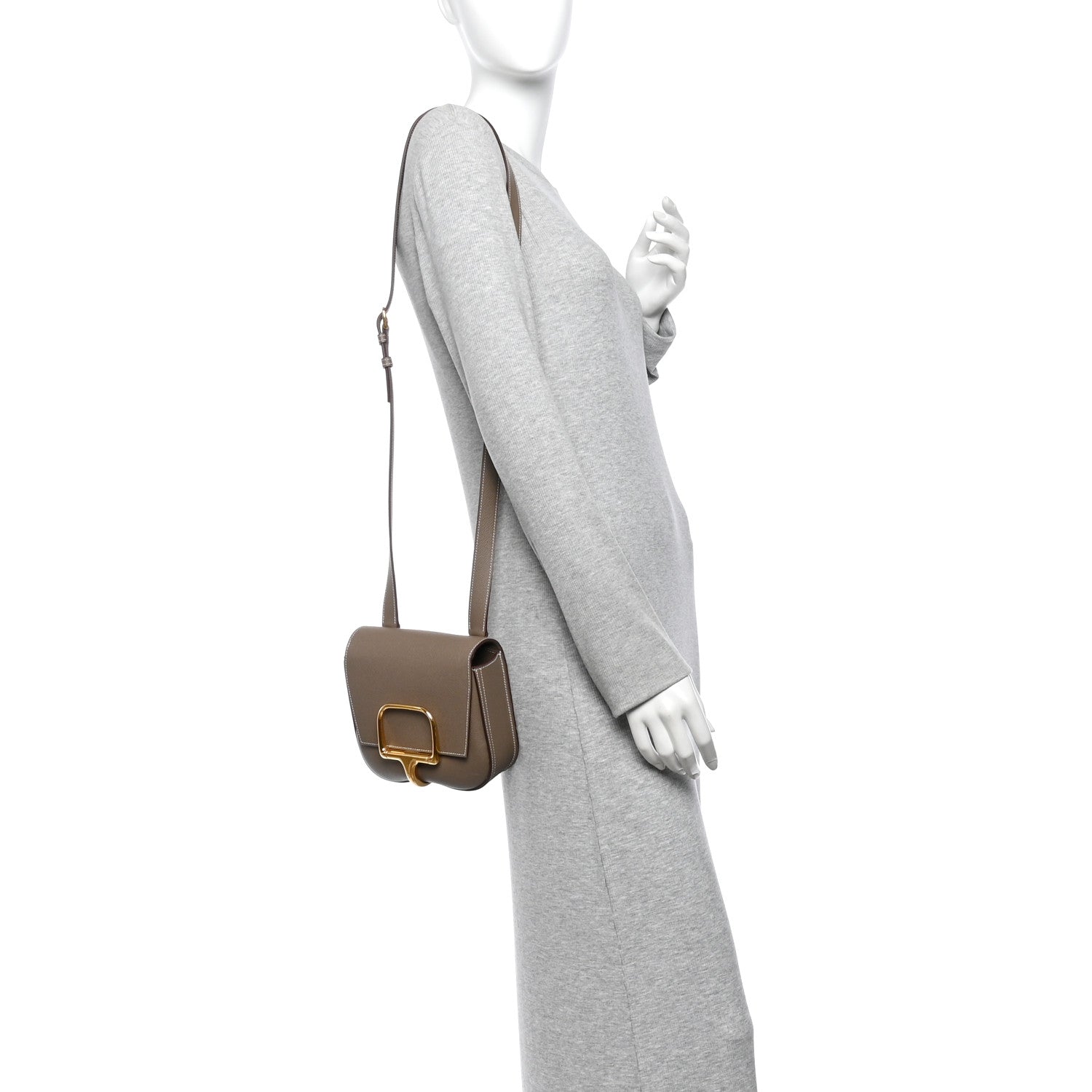 Hermes Epsom Mini Della Cavalleria Etoupe 2 of 11