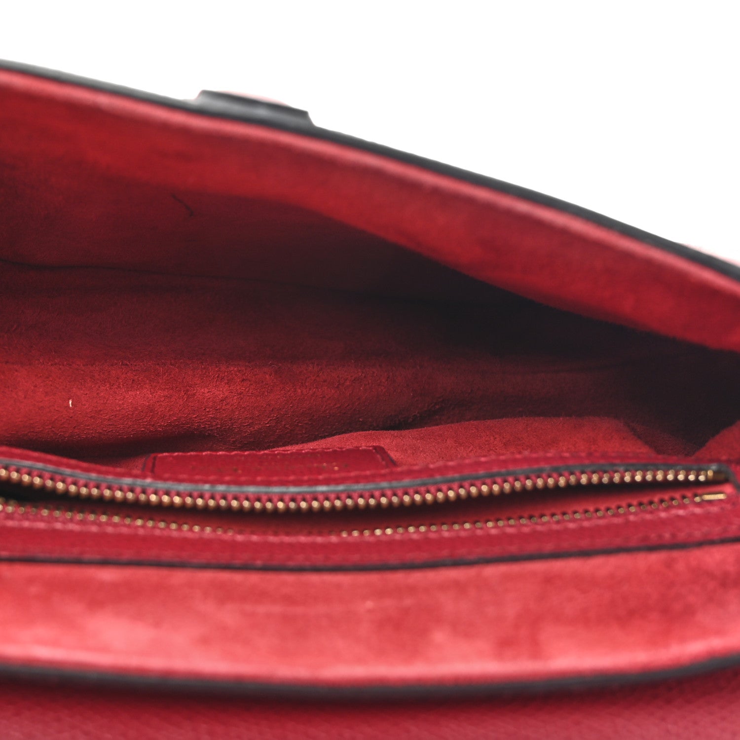 Christian Dior Grained Calfskin Saddle Bag Red 5 of 13